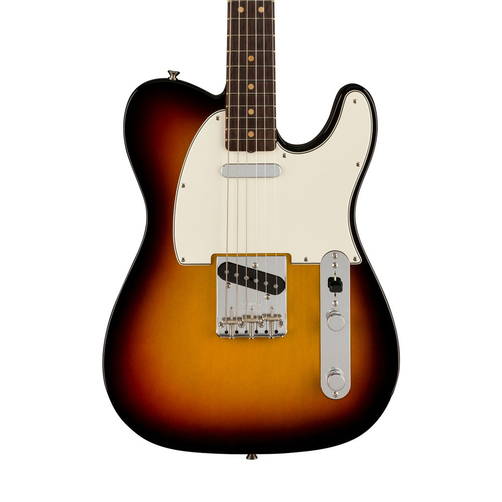 Fender American Vintage II '63 Telecaster Electric Guitar - 3-Color Sunburst with Round-Lam Rosewood Fingerboard