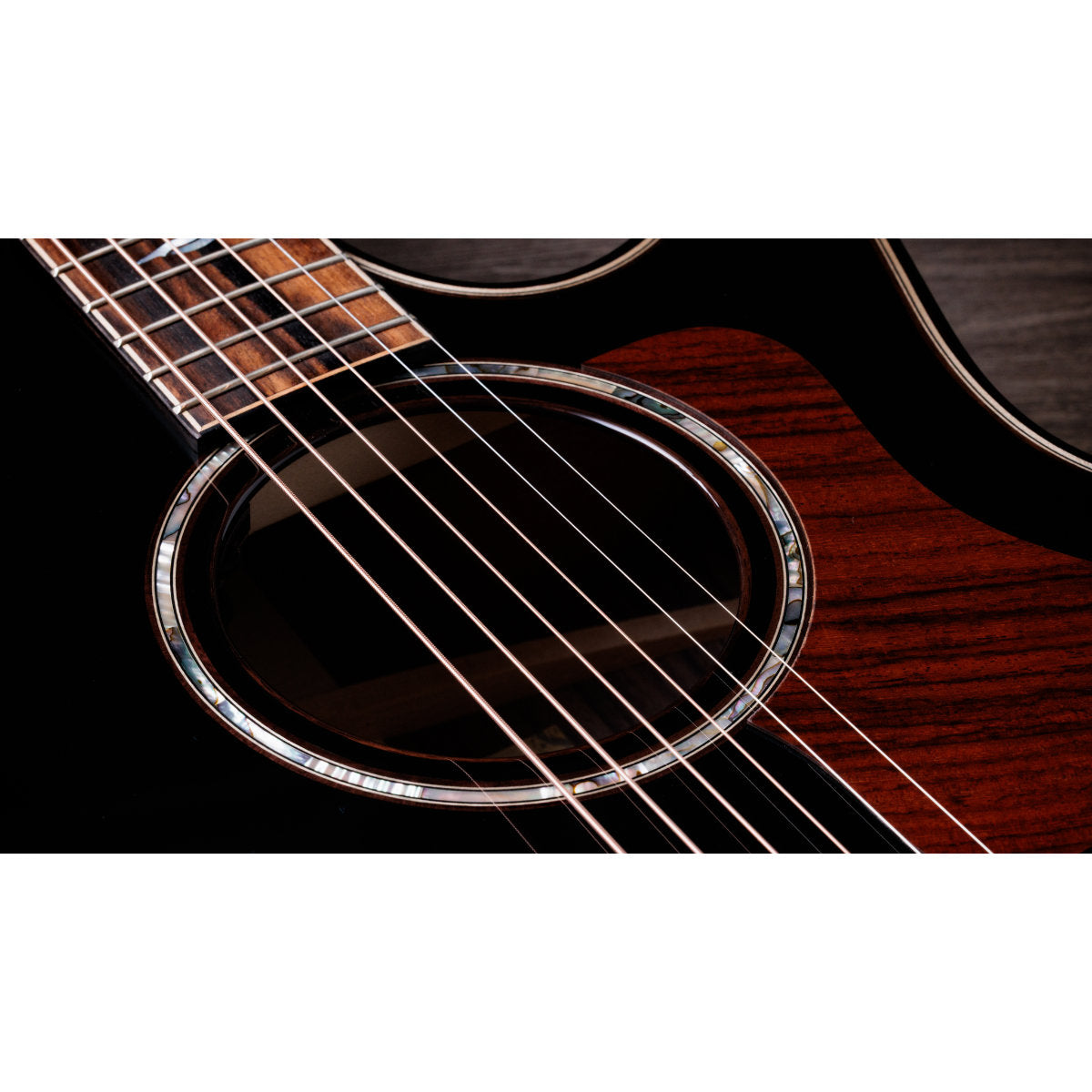 Taylor Next-Gen Builder's Edition 814ce Blacktop Grand Auditorium Acoustic-Electric Guitar - Indian Rosewood/Adirondack Spruce