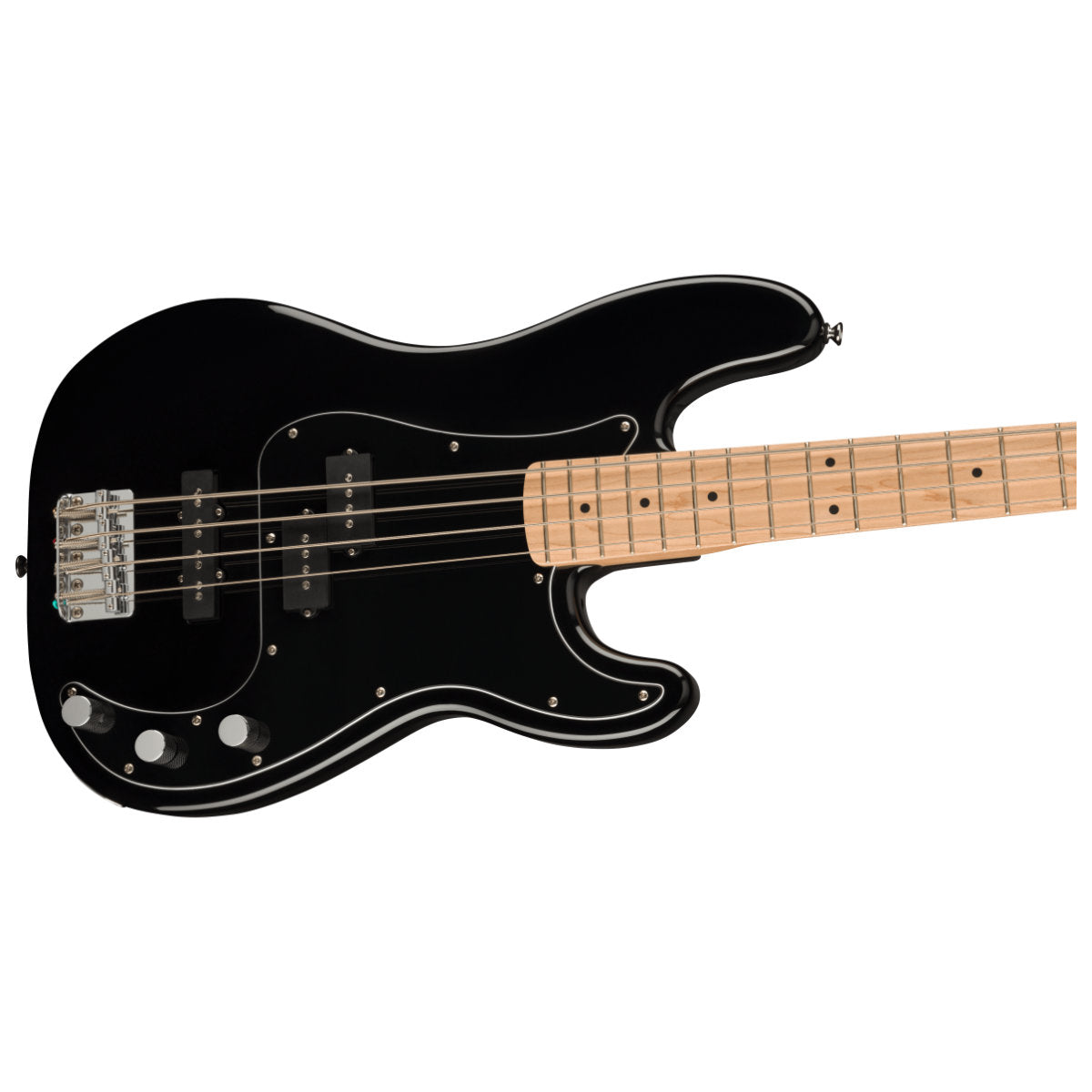 Fender Squier Affinity Series Precision Bass PJ Pack - Black w/Gig Bag, Rumble 15 Amp