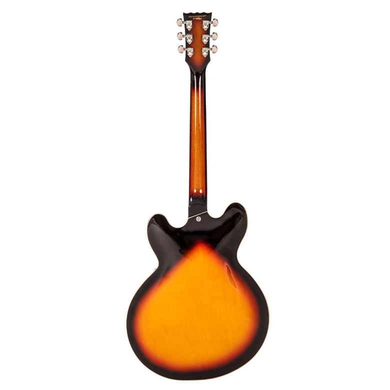 Vintage Guitars VSA500P ReIssued Semi-Hollow Electric Guitar - Vintage Sunburst