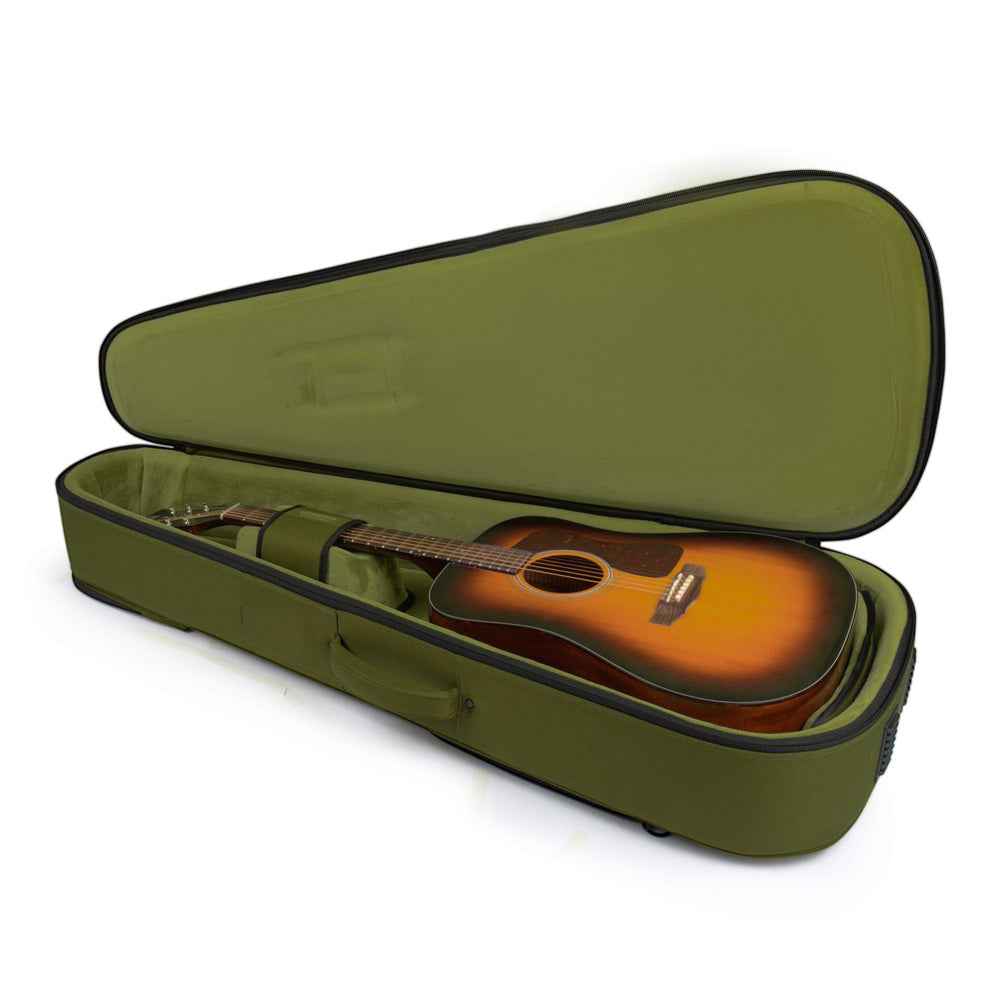 Gator ICON Series Gig Bag for Dreadnought Acoustic Guitars – Green