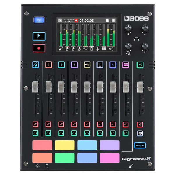 【歌＆演奏配信におすすめ！】BOSS Gigcaster8 / GCS-8 BOSS GCS-8 Gigcaster 8 Audio Streaming Mixer – Bananas At Large