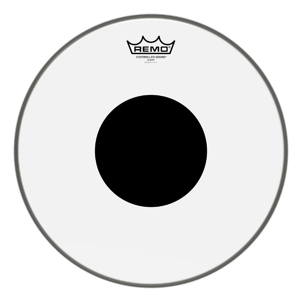 Remo Controlled Sound Clear Black Dot Batter Drumhead - Snare/Tom - 14 in. Diameter