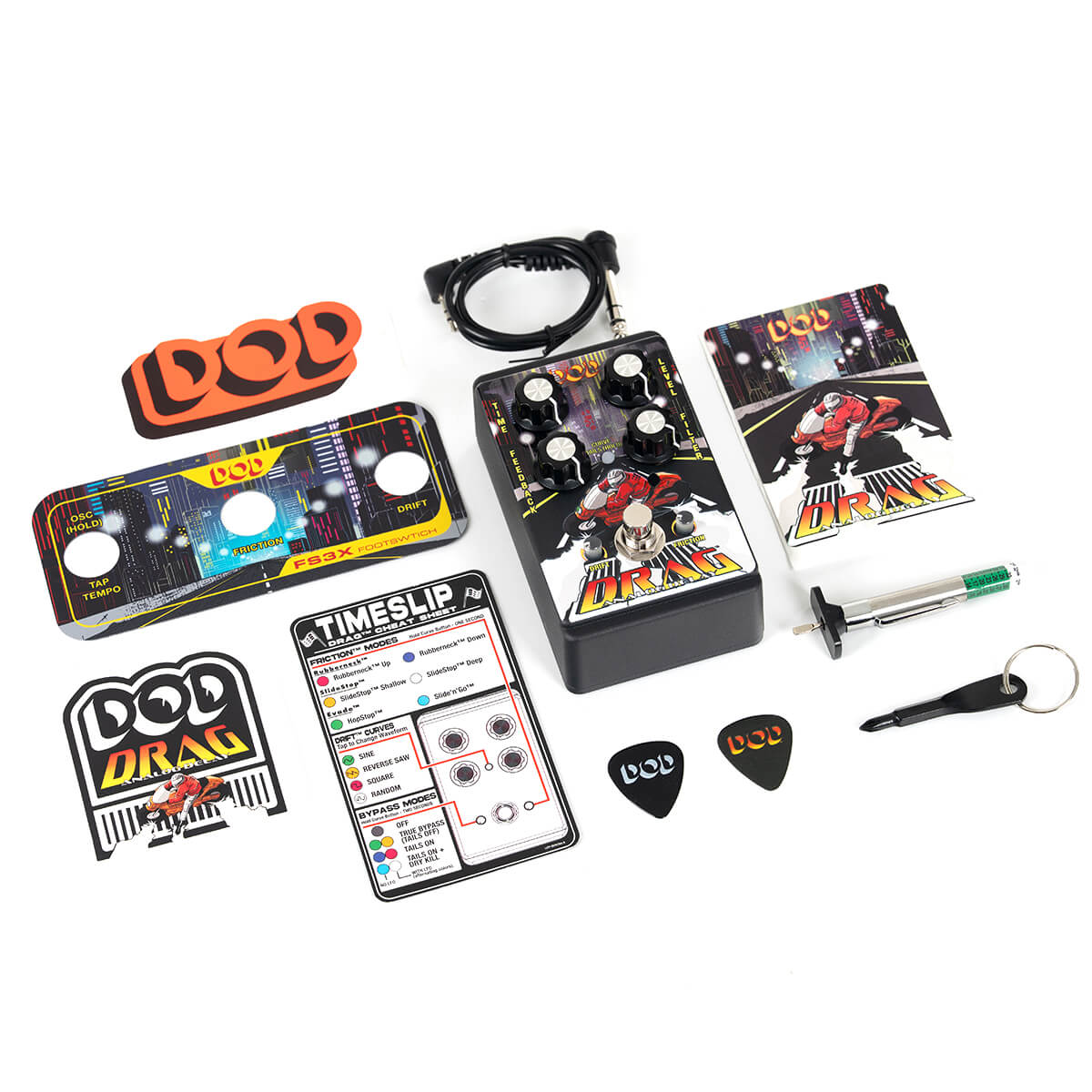 DigiTech DOD DRAG Time Warping Analog Delay Pedal