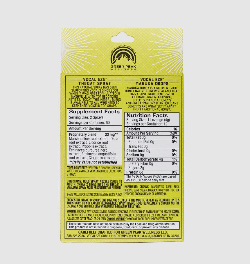 Vocel Eze Voice Saver Kit Lemon Menthol - Bananas at Large®