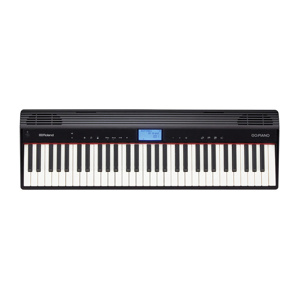 Roland GO:PIANO Portable 61-Key Digital Piano with Music Rest - Black - Bananas at Large®