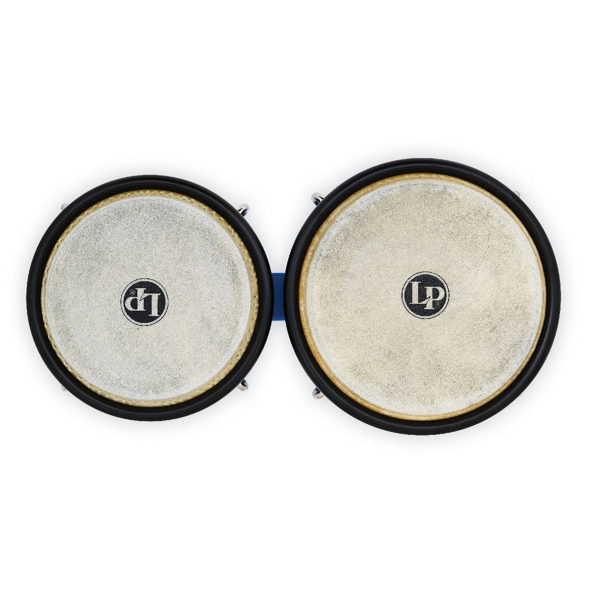 Latin Percussion Discovery 6-1/4 in. & 7-1/4 in. Bongo Set - Race Car Blue w/ Black Hardware