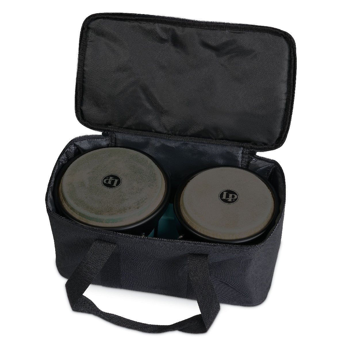 Latin Percussion Discovery 6-1/4 in. & 7-1/4 in. Bongo Set - Race Car Blue w/ Black Hardware