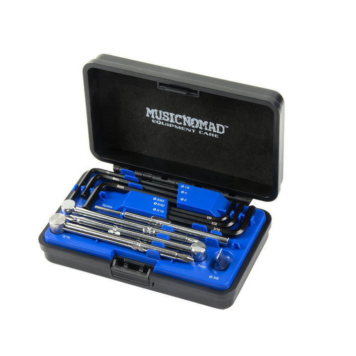 MusicNomad Premium Guitar Tech Truss Rod Wrench Set - 11 pcs