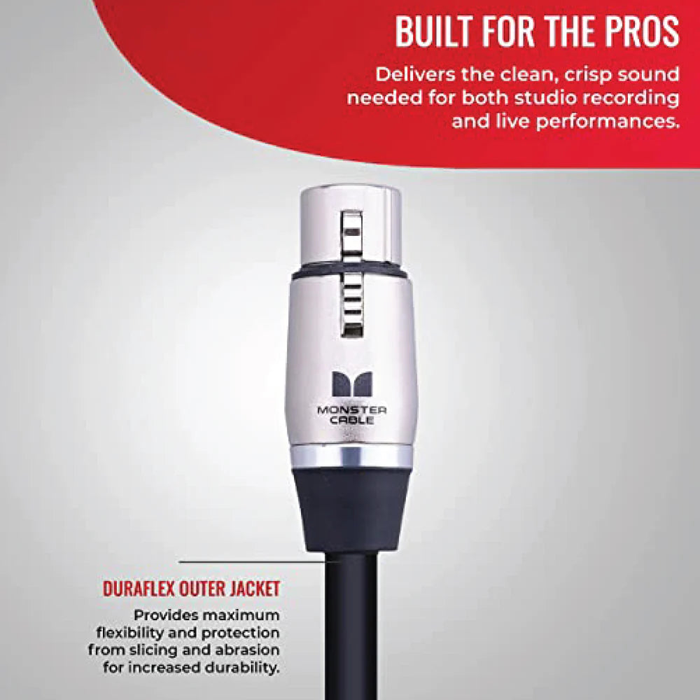 Monster Performer 600 Studio/Tour Grade Microphone Cable - 5ft