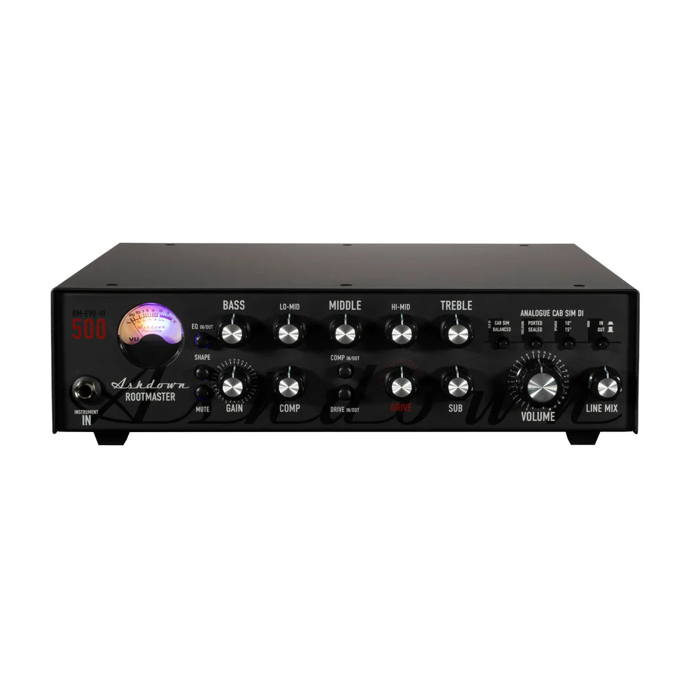 Ashdown RM-500-EVO-III Lightweight Bass Head - 500-Watt