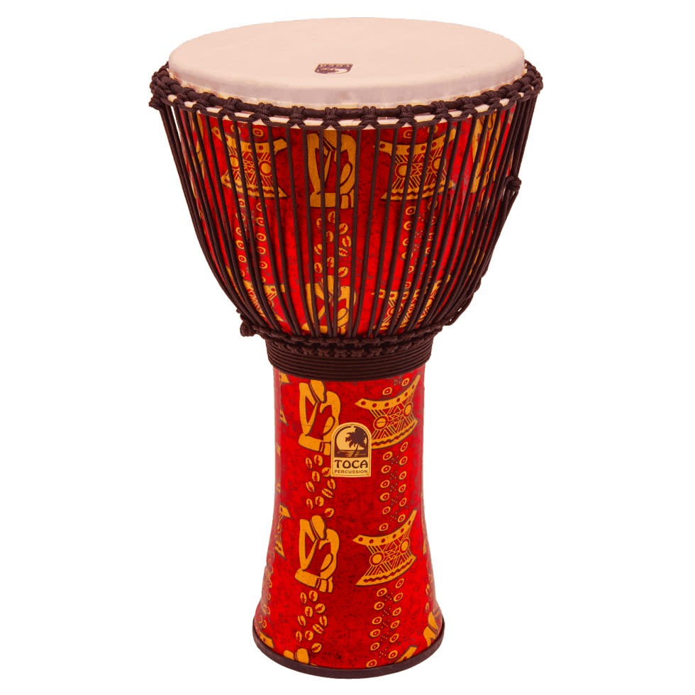Toca Percussion Freestyle II Rope-Tuned Djembe 10 in. - Thinker