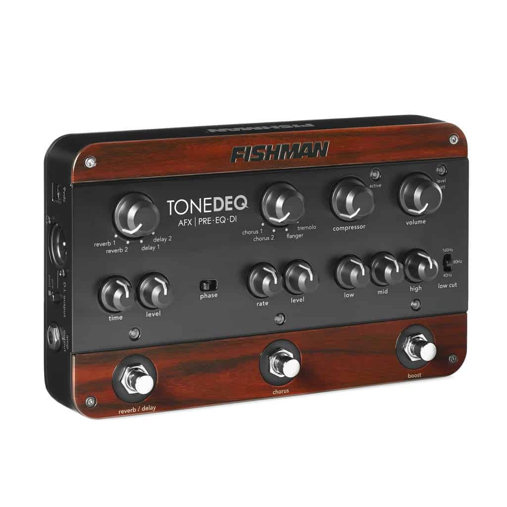 acoustic eq pedal Fishman ToneDEQ Acoustic Multi-Effects Preamp Pedal – Bananas At Large Inc.® Musical Instruments & Pro Audio