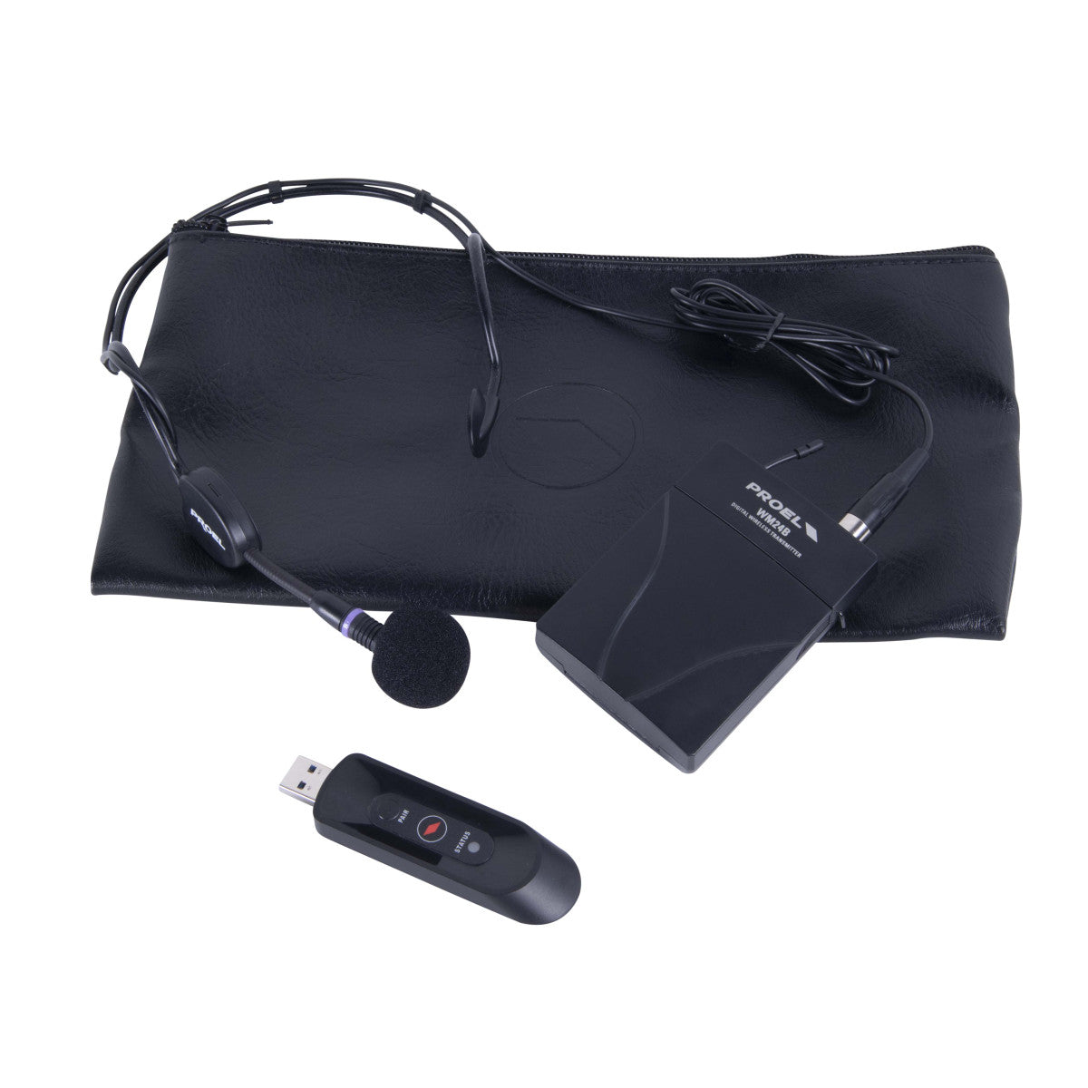 Proel U24B 2.4GHZ USB Wireless Bodypack Microphone System