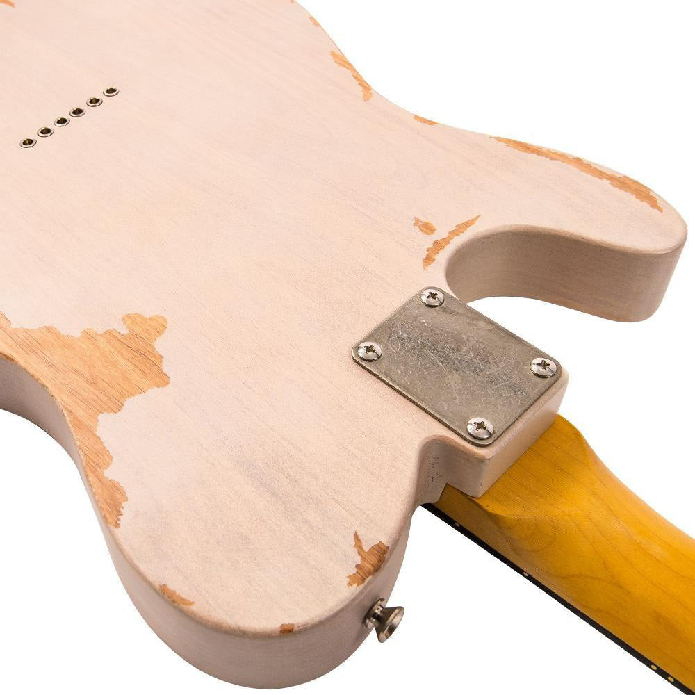 Vintage Guitars V62 ICON T-Style Electric Guitar - Distressed Ash Blonde