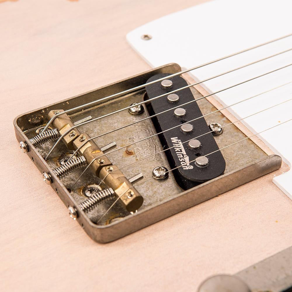 Vintage Guitars V62 ICON T-Style Electric Guitar - Distressed Ash Blonde