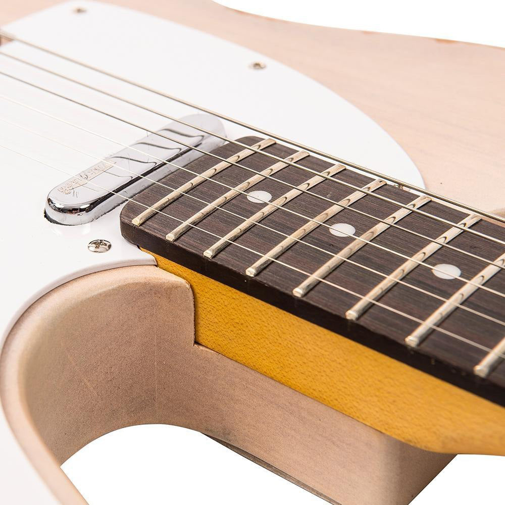 Vintage Guitars V62 ICON T-Style Electric Guitar - Distressed Ash Blonde
