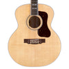 Guild USA F-512 12-String Jumbo Acoustic Guitar - Sitka Spruce Top - Arched Back - Flamed Maple Back and Sides - Maple Blonde