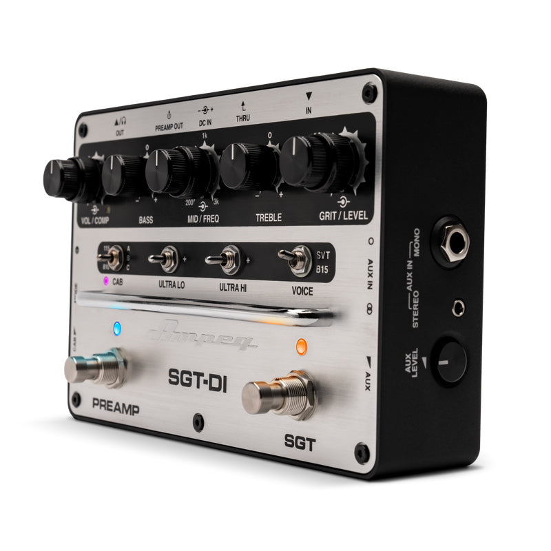 ampeg bass pedal Ampeg SGT-DI Bass Preamp and DI Pedal – Bananas At Large Inc.® Musical  Instruments & Pro Audio