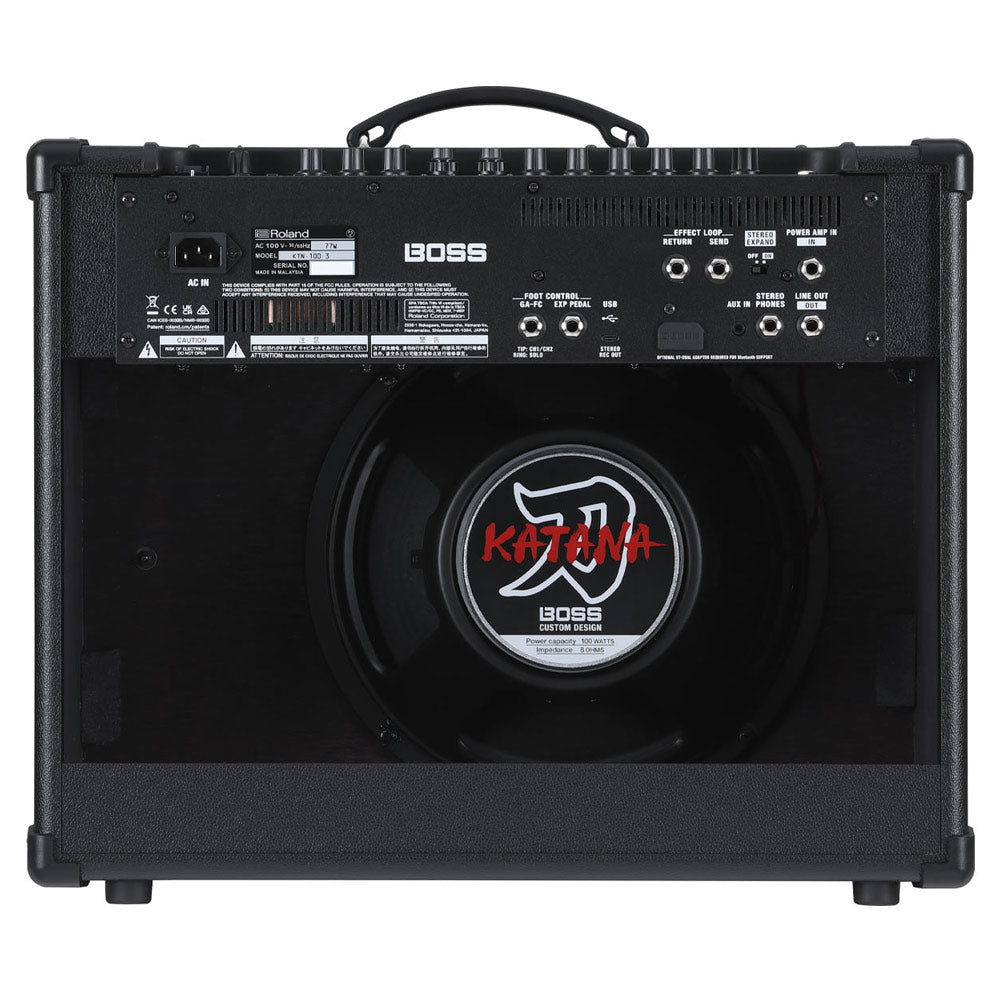 boss katana pedal BOSS Katana 100 Gen 3 100-Watt 1x12 Guitar Combo Amplifier – Bananas At Large Inc.® Musical Instruments & Pro Audio