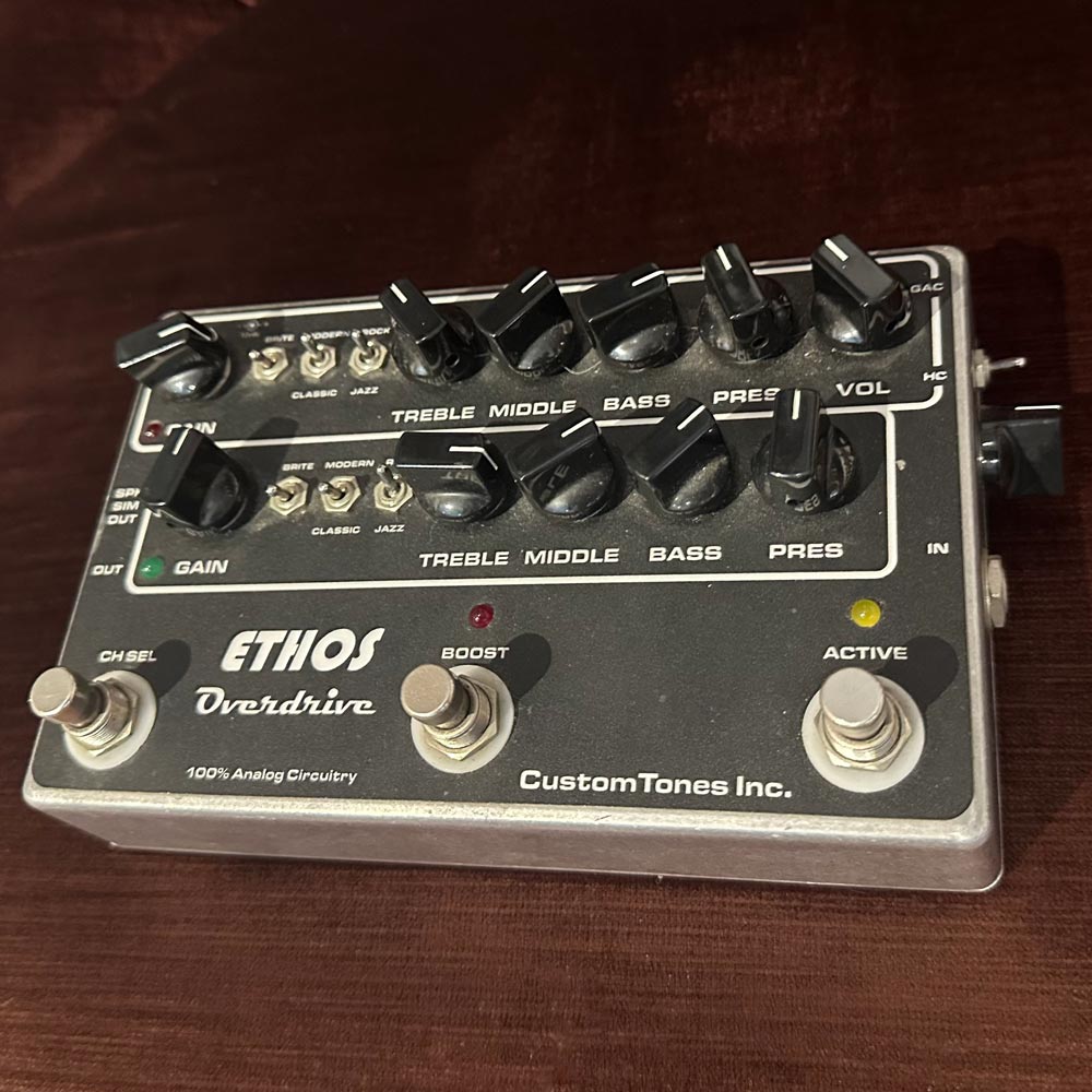 ethos pedal CustomTones Inc. Ethos Overdrive Pedal (Pre-Owned)