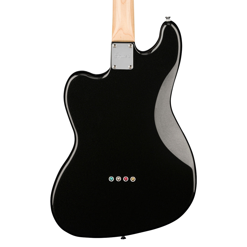 Fender Squier Paranormal Rascal Bass HH - Laurel Fingerboard - White Pearloid Pickguard - Metallic Black