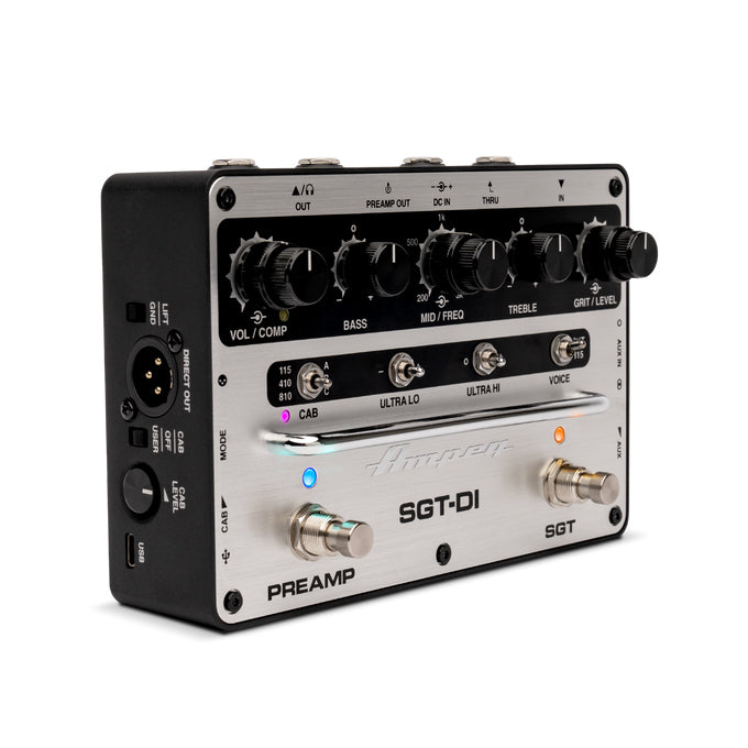 Ampeg SGT-DI Bass Preamp and DI Pedal - Bananas at Large®