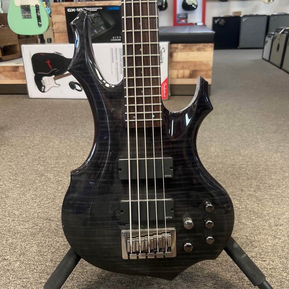 ESP LTD F-415FM 5-String Bass w/ Case (Pre-Owned)