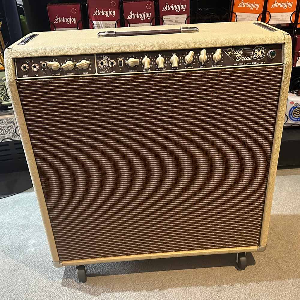Walker Audio Amplifiers Fluid Drive 50 Rare Boutique Guitar Tube Amp w/ Cover (Pre-Owned)