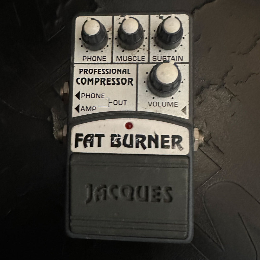 jacques pedals Jacques Stompboxes Fat Burner V1 Compressor Sustainer Headphone Amp Pedal  (Pre-Owned)