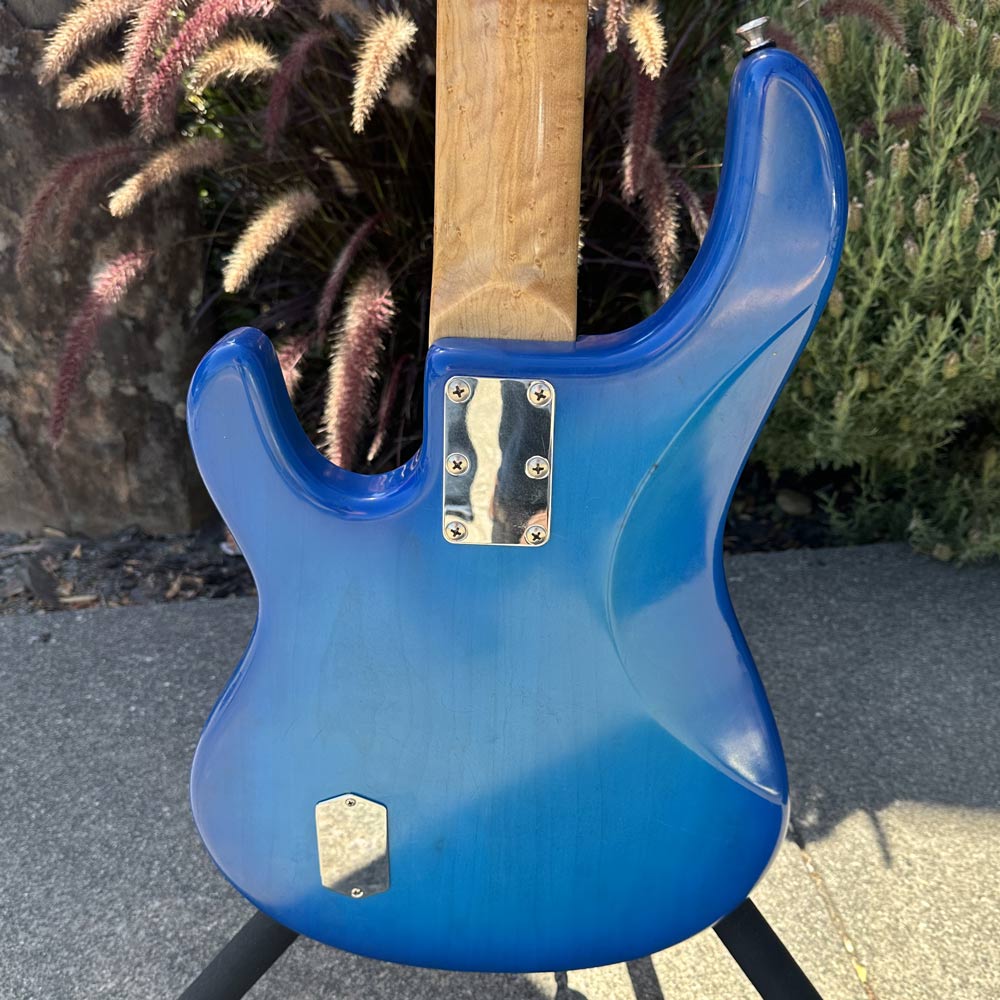 Ernie Ball Music Man 1989 5-H StingRay 5 5-String Bass w/ Original Case - Rare Color Blue Burst (Pre-Owned)