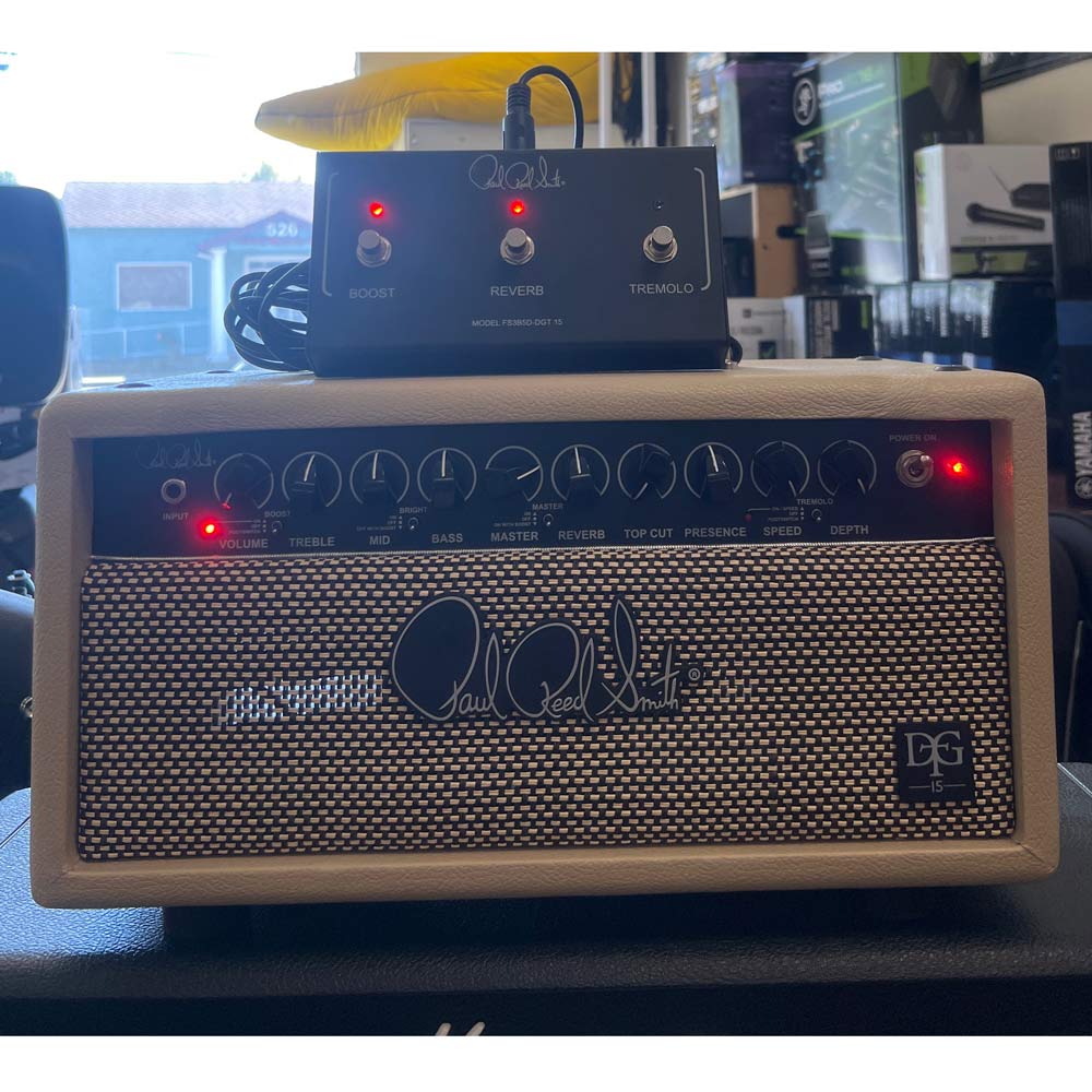 Paul Reed Smith DGT15 15W Tube Guitar Amp Head w/ Footswitch (Pre-Owned)