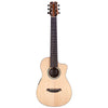 Cordoba Mini II EB-CE Travel Nylon String Guitar - Natural Striped Ebony