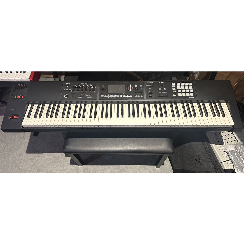 Roland FA-08 88-Note Music Workstation Keyboard Bundle (Pre-Owned)