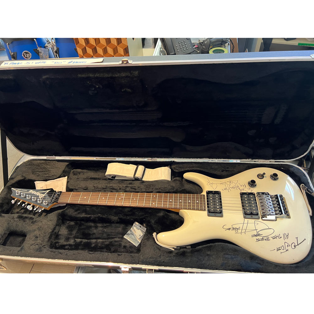 Joe Satriani Original JS Prototype Electric Guitar Autographed by Paul Stanley and Gene Simmons (Pre-Owned) (Joe Satriani Private Collection)