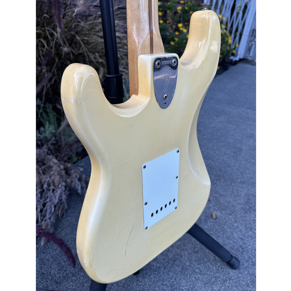 Fender 1974 Stratocaster Vintage Electric Guitar w/ Original Case - Olympic White (Pre-Owned)
