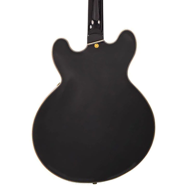 Vintage Guitars VSA500 Semi-Hollow Electric Guitar - Gloss Black
