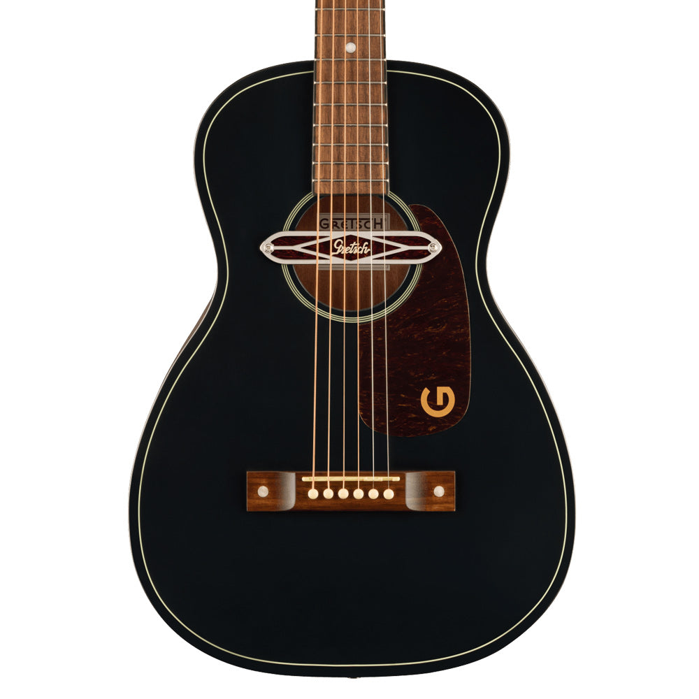 Gretsch Jim Dandy Deltoluxe Parlor Acoustic-Electric Guitar - Black Top