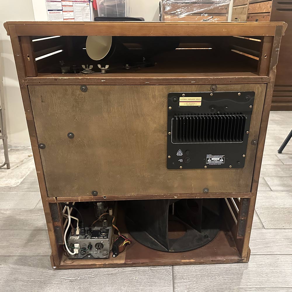 Leslie Modified Vintage Bob Schleicher 122 High Output Rotary Speaker Amp Cabinet for Hammond Organs w/ Cover (Pre-Owned)