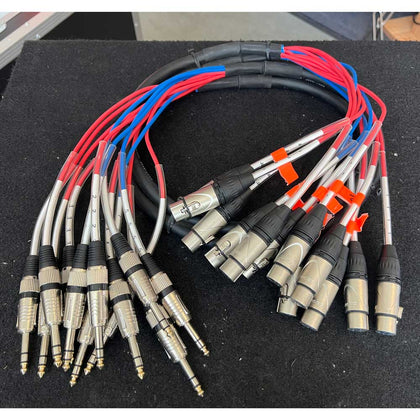 Seismic Audio 12 Channel XLR-F to 1/4 in. TRS Balanced Audio Snake (Pre-Owned)