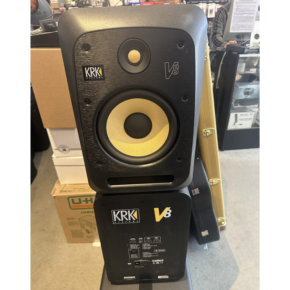 KRK V8 Series 4 Powered Studio Monitor Speaker Pair (Pre-Owned)
