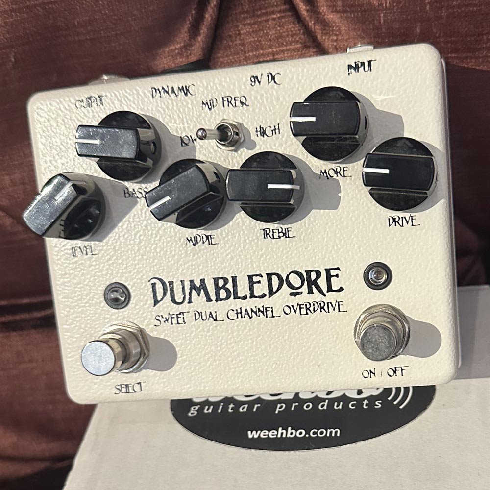Weehbo Dumbledore Sweet Dual Channel Overdrive Pedal (Pre-Owned) – Bananas At Large Inc.® Musical Instruments & Pro Audio