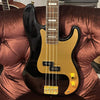 Squier 40th Anniversary Precision Bass Gold Edition w/ Bag - Black and Gold (Pre-Owned)