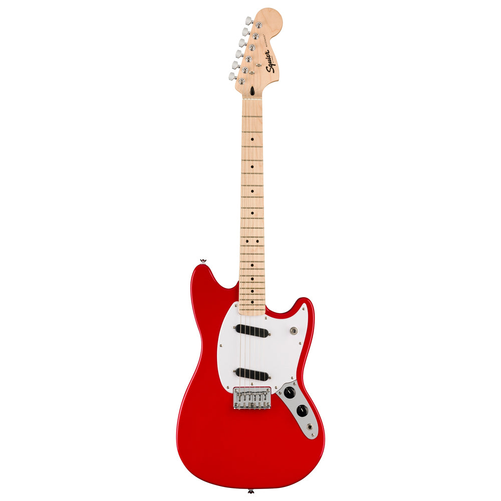 Squier Sonic Mustang - Torino Red with Maple Fingerboard & White