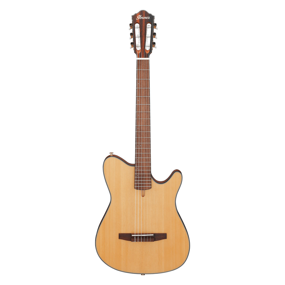 Ibanez FRH10NNTF Thinline Acoustic-Electric Nylon String Guitar - Natural Flat Finish