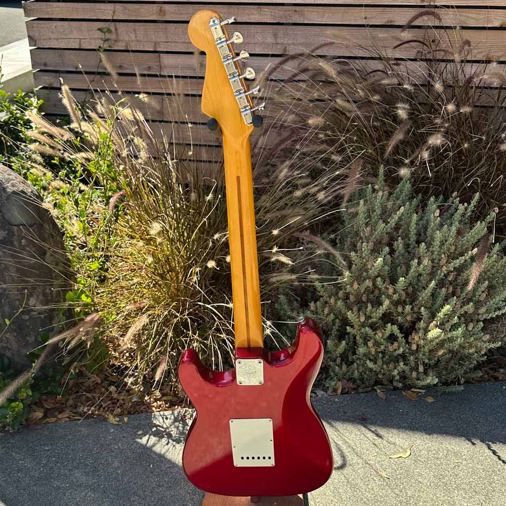 Custom S-Style Parts Guitar Electric Guitar w/ Case - Red (Pre-Owned)