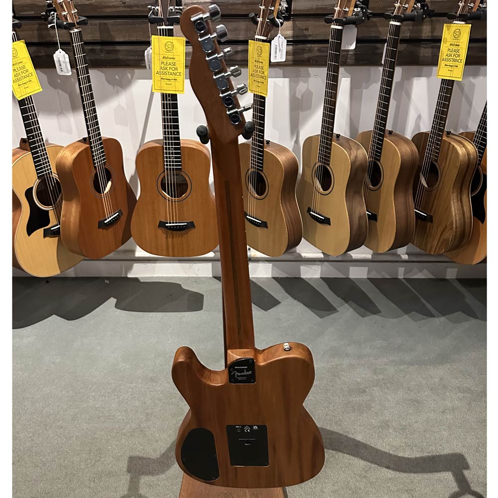 Fender Acoustasonic Player Telecaster Acoustic-Electric Guitar w/ Bag - Brushed Black (Pre-Owned)