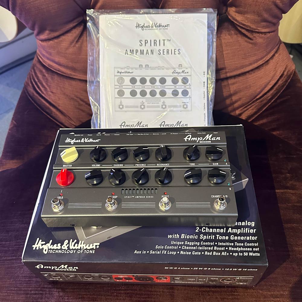 hughes and kettner pedal amp Hughes & Kettner AmpMan Modern 50-Watt All Analog Tubeless Pedal Amp ( – Bananas At Large Inc.® Musical Instruments & Pro Audio