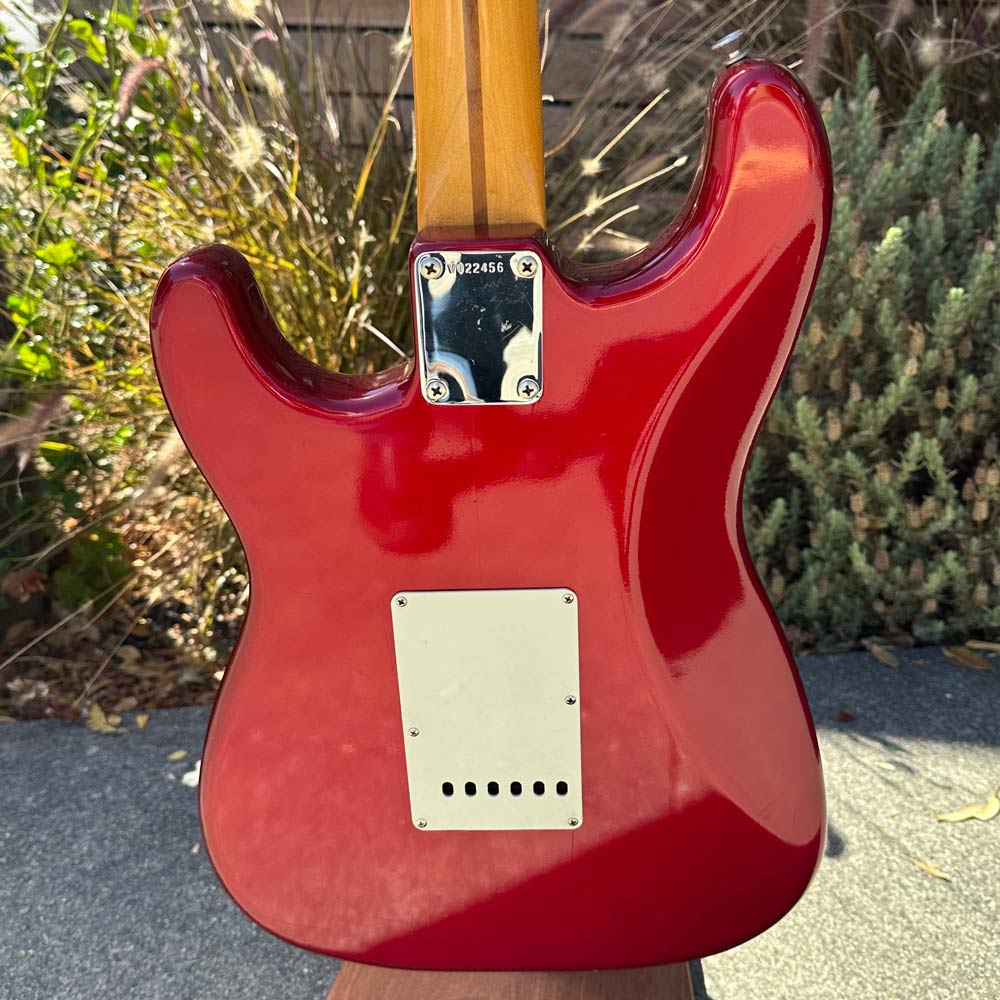 Custom S-Style Parts Guitar Electric Guitar w/ Case - Red (Pre-Owned)