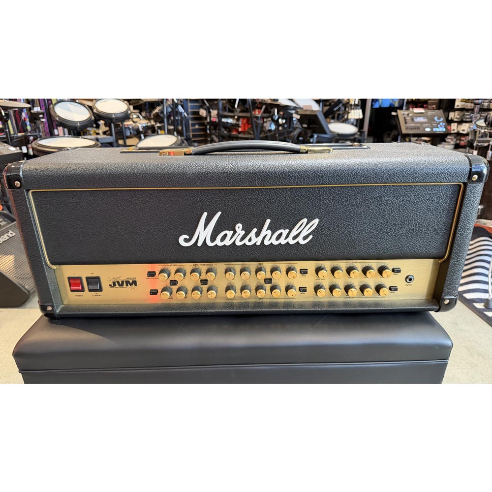 Marshall JVM410HJS #1 Prototype Joe Satriani Signature Model 100W 4-Channel Tube Guitar Amp Head w/ Cover (Joe Satriani Private Collection) (Pre-Owned)